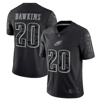 mens nike brian dawkins black philadelphia eagles retired p